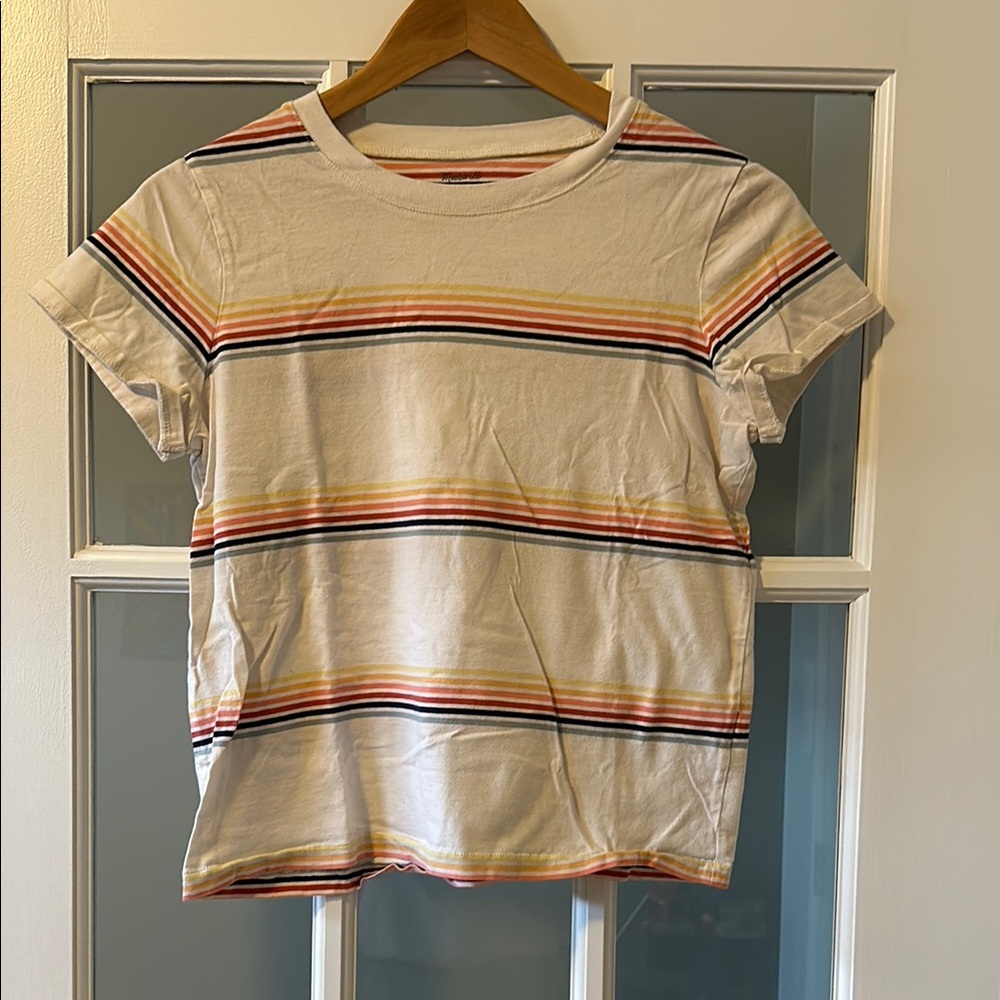 Striped Short Sleeve T-Shirt